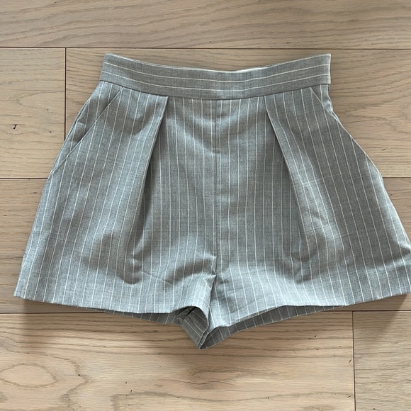 Balenciaga Virgin Wool Mini Shorts